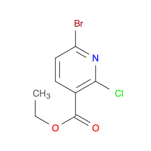 3-Pyridinecarboxylic acid, 6-bromo-2-chloro-, ethyl ester