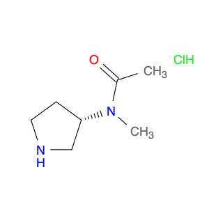 Acetamide, N-methyl-N-(3S)-3-pyrrolidinyl-, hydrochloride (1:1)