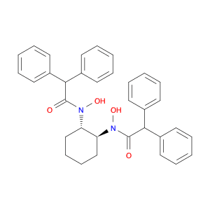 Benzeneacetamide, N,N'-(1S,2S)-1,2-cyclohexanediylbis[N-hydroxy-α-phenyl-