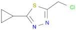 1,3,4-Thiadiazole, 2-(chloromethyl)-5-cyclopropyl-