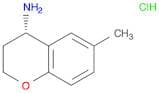 2H-1-Benzopyran-4-amine, 3,4-dihydro-6-methyl-, hydrochloride (1:1), (4S)-