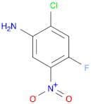 Benzenamine, 2-chloro-4-fluoro-5-nitro-
