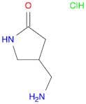 2-Pyrrolidinone, 4-(aminomethyl)-, hydrochloride (1:1)