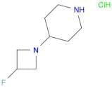Piperidine, 4-(3-fluoro-1-azetidinyl)-, hydrochloride (1:2)