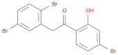 Ethanone, 1-(4-bromo-2-hydroxyphenyl)-2-(2,5-dibromophenyl)-
