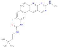 Urea, N-(3,3-dimethylbutyl)-N'-[2-fluoro-4-methyl-5-[7-methyl-2-(methylamino)pyrido[2,3-d]pyrimidi…