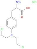 Phenylalanine, 4-[bis(2-chloroethyl)amino]-, hydrochloride (1:1)