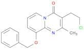 4H-Pyrido[1,2-a]pyrimidin-4-one, 3-(2-chloroethyl)-2-methyl-9-(phenylmethoxy)-