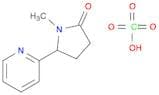 2-Pyrrolidinone, 1-methyl-5-(2-pyridinyl)-, perchlorate (1:1)