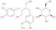 β-D-Glucopyranose, diglycoside with (2R,3R)-2,3-bis[(4-hydroxy-3-methoxyphenyl)methyl]-1,4-butaned…