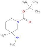 1-Piperidinecarboxylic acid, 3-methyl-3-(methylamino)-, 1,1-dimethylethyl ester