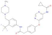 Benzeneacetamide, 4-[[6-[(cyclopropylcarbonyl)amino]-4-pyrimidinyl]oxy]-N-[4-[(4-methyl-1-piperazi…