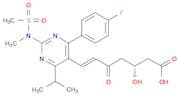 6-Heptenoic acid, 7-[4-(4-fluorophenyl)-6-(1-methylethyl)-2-[methyl(methylsulfonyl)amino]-5-pyrimi…