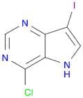 5H-Pyrrolo[3,2-d]pyrimidine, 4-chloro-7-iodo-