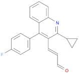 2-Propenal, 3-[2-cyclopropyl-4-(4-fluorophenyl)-3-quinolinyl]-, (2E)-