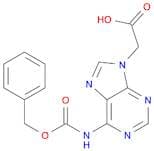 9H-Purine-9-acetic acid, 6-[[(phenylmethoxy)carbonyl]amino]-
