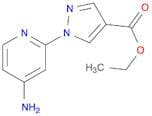 1H-Pyrazole-4-carboxylic acid, 1-(4-amino-2-pyridinyl)-, ethyl ester