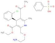 3,5-Pyridinedicarboxylic acid, 2-[(2-aminoethoxy)methyl]-4-(2-chlorophenyl)-1,4-dihydro-6-methyl-,…