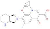 3-Quinolinecarboxylic acid, 1-cyclopropyl-6-fluoro-1,4-dihydro-8-methoxy-7-[(4aS,7aS)-octahydro-6H…