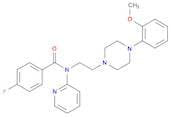 Benzamide, 4-fluoro-N-[2-[4-(2-methoxyphenyl)-1-piperazinyl]ethyl]-N-2-pyridinyl-