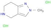 2H-Pyrazolo[4,3-c]pyridine, 4,5,6,7-tetrahydro-2-methyl-, hydrochloride (1:2)