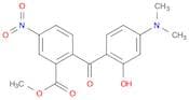 Benzoic acid, 2-[4-(dimethylamino)-2-hydroxybenzoyl]-5-nitro-, methyl ester