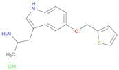 1H-Indole-3-ethanamine, α-methyl-5-(2-thienylmethoxy)-, hydrochloride (1:1)