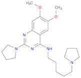 4-Quinazolinamine, 6,7-dimethoxy-2-(1-pyrrolidinyl)-N-[5-(1-pyrrolidinyl)pentyl]-