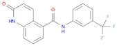 5-Quinolinecarboxamide, 1,2-dihydro-2-oxo-N-[3-(trifluoromethyl)phenyl]-
