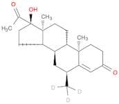 Pregn-4-ene-3,20-dione, 17-hydroxy-6-(methyl-d3)-, (6α)-