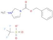 1H-Imidazolium, 1-methyl-3-[(phenylmethoxy)carbonyl]-, 1,1,1-trifluoromethanesulfonate (1:1)