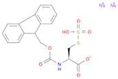 L-Cysteine, N-[(9H-fluoren-9-ylmethoxy)carbonyl]-S-sulfo-, sodium salt (1:2)
