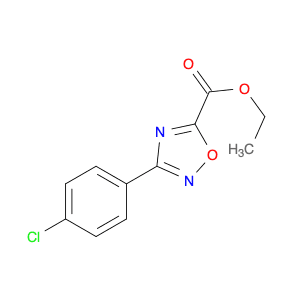 1,2,4-Oxadiazole-5-carboxylic acid, 3-(4-chlorophenyl)-, ethyl ester