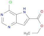 5H-Pyrrolo[3,2-d]pyrimidine-6-carboxylic acid, 4-chloro-, ethyl ester