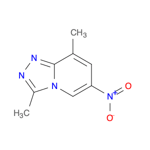 1,2,4-Triazolo[4,3-a]pyridine, 3,8-dimethyl-6-nitro-