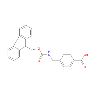 Benzoic acid, 4-[[[(9H-fluoren-9-ylmethoxy)carbonyl]amino]methyl]-