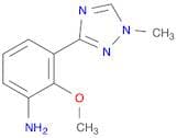 Benzenamine, 2-methoxy-3-(1-methyl-1H-1,2,4-triazol-3-yl)-