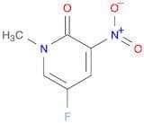 2(1H)-Pyridinone, 5-fluoro-1-methyl-3-nitro-