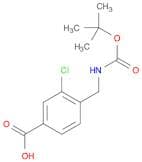 Benzoic acid, 3-chloro-4-[[[(1,1-dimethylethoxy)carbonyl]amino]methyl]-