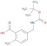 Benzoic acid, 5-[[[(1,1-dimethylethoxy)carbonyl]amino]methyl]-2-methyl-