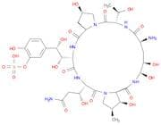Pneumocandin A0, 1-[(4R,5R)-4,5-dihydroxy-L-ornithine]-4-[(4S)-4-hydroxy-4-[4-hydroxy-3-(sulfooxy)…