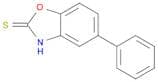 2(3H)-Benzoxazolethione, 5-phenyl-