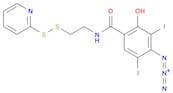 Benzamide, 4-azido-2-hydroxy-3,5-diiodo-N-[2-(2-pyridinyldithio)ethyl]-
