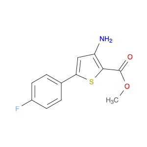 2-Thiophenecarboxylic acid, 3-amino-5-(4-fluorophenyl)-, methyl ester