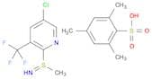 Benzenesulfonic acid, 2,4,6-trimethyl-, compd. with S-[5-chloro-3-(trifluoromethyl)-2-pyridinyl]-S…