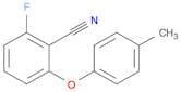 Benzonitrile, 2-fluoro-6-(4-methylphenoxy)-
