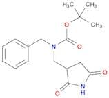 Carbamic acid, N-[(2,5-dioxo-3-pyrrolidinyl)methyl]-N-(phenylmethyl)-, 1,1-dimethylethyl ester