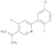 Pyridine, 4-chloro-2-(5-chloro-2-fluorophenyl)-5-(1-methylethenyl)-