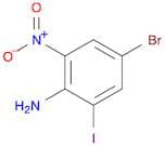 Benzenamine, 4-bromo-2-iodo-6-nitro-