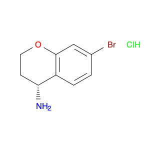 2H-1-Benzopyran-4-amine, 7-bromo-3,4-dihydro-, hydrochloride (1:1), (4R)-